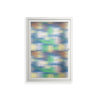 Shapes Blue - Wall Cabinet - Lydia Greaves - Chalk - Reeded glass