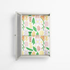 Shapes Cream - Wall Cabinet - Lydia Greaves - Chalk - Reeded glass