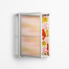 Cats - Wall Cabinet - Lydia Greaves - Chalk - Reeded glass