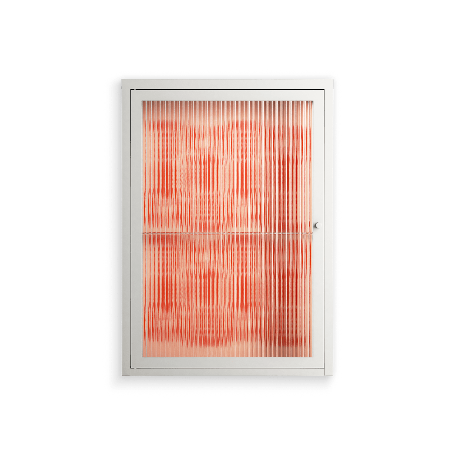 Lobsters - Wall Cabinet - Lydia Greaves - Chalk - Reeded glass
