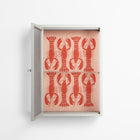 Lobsters - Wall Cabinet - Lydia Greaves - Chalk - Reeded glass