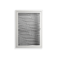Rectangle In Rectangle - Wall Cabinet - Guido De Boer - Chalk - Reeded glass