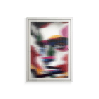 Fragments Of A Painted Souls - Wall Cabinet - Mathilda Kienast - Chalk - Reeded glass