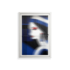 Beyond The Veil Of Consciousness - Wall Cabinet - Mathilda Kienast - Chalk - Reeded glass