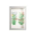Bouquets Cream - Wall Cabinet - Lydia Greaves - Chalk - Reeded glass