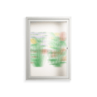 Bouquets Cream - Wall Cabinet - Lydia Greaves - Chalk - Reeded glass