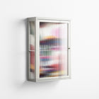 Fragments Of A Painted Souls - Wall Cabinet - Mathilda Kienast - Chalk - Reeded glass