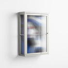 Beyond The Veil Of Consciousness - Wall Cabinet - Mathilda Kienast - Chalk - Reeded glass