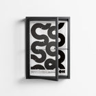 Black Waves - Wall Cabinet - Alexander Khabbazi - Antracite - Clear glass