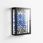 Everything is Confusing - Wall Cabinet - Alexander Khabbazi - Antracite - Clear glass