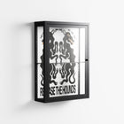 Hounds  - Wall Cabinet - Alexander Khabbazi - Antracite - Clear glass