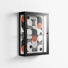 Conserto - Wall Cabinet - Vratislav Pecka - Antracite - Clear glass