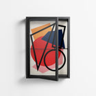 Fuerte - Wall Cabinet - Vratislav Pecka - Antracite - Clear glass