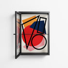 Fuerte - Wall Cabinet - Vratislav Pecka - Antracite - Clear glass