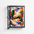 Gloss - Wall Cabinet - Vratislav Pecka - Antracite - Clear glass