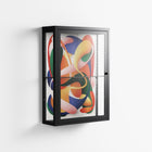 Gloss - Wall Cabinet - Vratislav Pecka - Antracite - Clear glass
