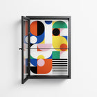 Murano - Wall Cabinet - Vratislav Pecka - Antracite - Clear glass
