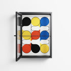 Springs - Wall Cabinet - Vratislav Pecka - Antracite - Clear glass
