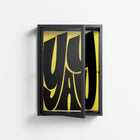 Yay - Wall Cabinet - Vratislav Pecka - Antracite - Clear glass
