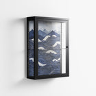 Dalgalar - Wall Cabinet - Nur Rydberg - Antracite - Clear glass