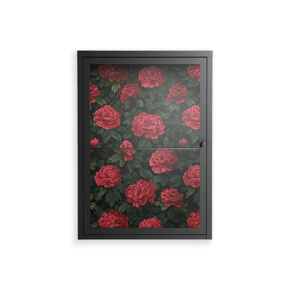 Mormors Rabatt - Wall Cabinet - Nur Rydberg - Antracite - Clear glass