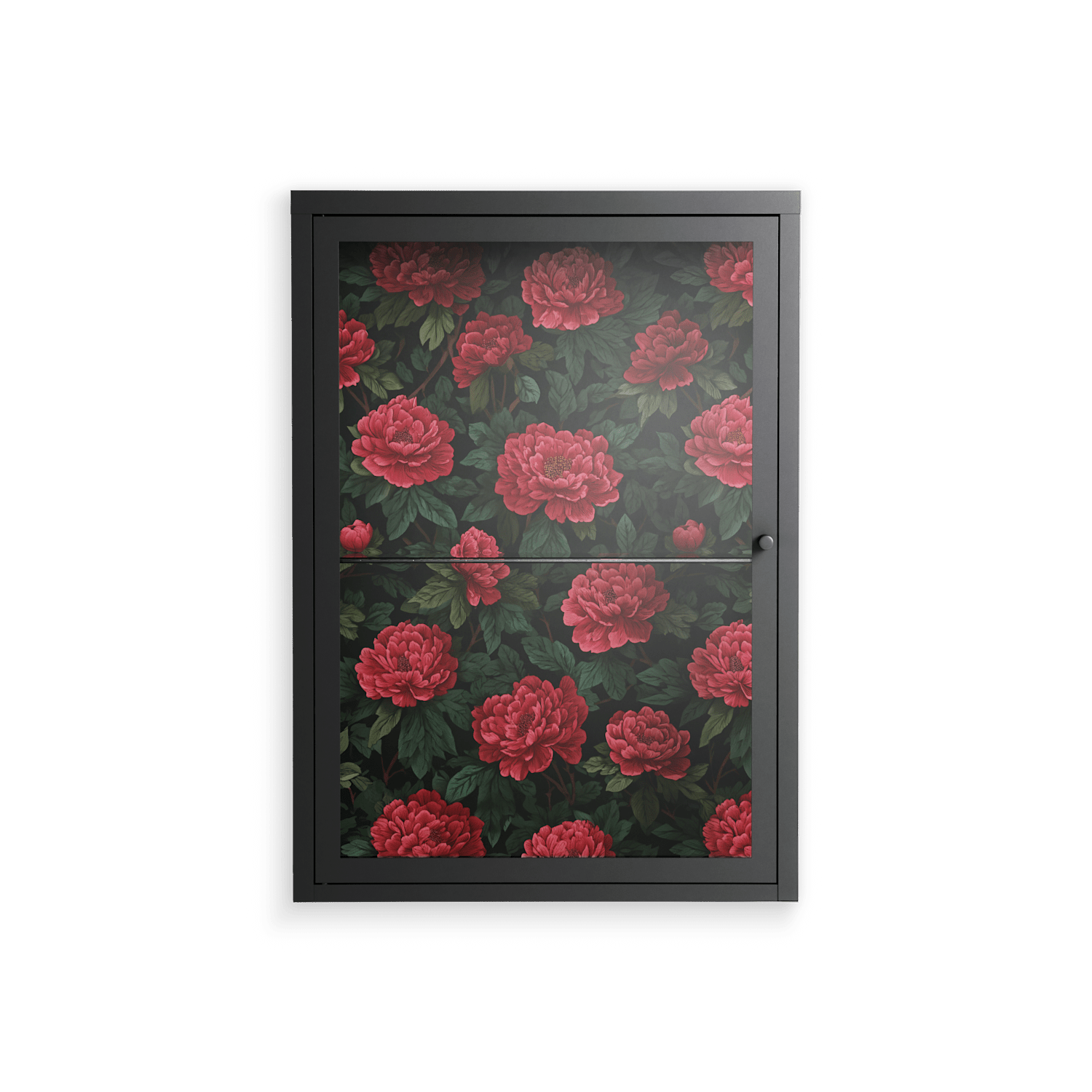 Mormors Rabatt - Wall Cabinet - Nur Rydberg - Antracite - Clear glass