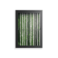Björkskog - Wall Cabinet - Nur Rydberg - Antracite - Clear glass