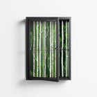 Björkskog - Wall Cabinet - Nur Rydberg - Antracite - Clear glass