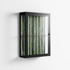 Björkskog - Wall Cabinet - Nur Rydberg - Antracite - Clear glass