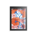 Big Orange Blooms - Wall Cabinet - Katie O’Shea - Antracite - Clear glass