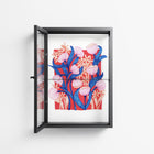 Buttercup - Wall Cabinet - Katie O’Shea - Antracite - Clear glass