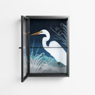 Egret - Wall Cabinet - Katie O’Shea - Antracite - Clear glass