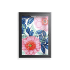 Pink Anemones - Wall Cabinet - Katie O’Shea - Antracite - Clear glass