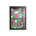 Pink Floras - Wall Cabinet - Katie O’Shea - Antracite - Clear glass
