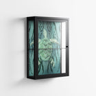 Turtle With Kelp - Wall Cabinet - Katie O’Shea - Antracite - Clear glass