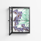 Tulips Purple - Wall Cabinet - Katie O’Shea - Antracite - Clear glass