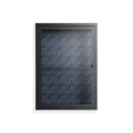 Basket Weave - Wall Cabinet - Katie O’Shea - Antracite - Clear glass