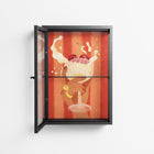 Drink And Cherries - Wall Cabinet - Raissa Oltmanns - Antracite - Clear glass