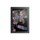 Gentleman - Wall Cabinet - Cezar Berje - Antracite - Clear glass