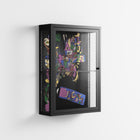 Gentleman - Wall Cabinet - Cezar Berje - Antracite - Clear glass