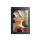 Abstract Sunrise - Wall Cabinet - Amy Suther - Antracite - Clear glass