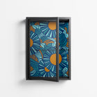 Bellis Bounty Blue - Wall Cabinet - Amy Suther - Antracite - Clear glass