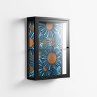 Bellis Bounty Blue - Wall Cabinet - Amy Suther - Antracite - Clear glass