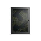 Midnight Dune - Wall Cabinet - Amy Suther - Antracite - Clear glass