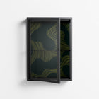 Midnight Dune - Wall Cabinet - Amy Suther - Antracite - Clear glass