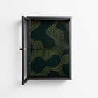 Midnight Dune - Wall Cabinet - Amy Suther - Antracite - Clear glass