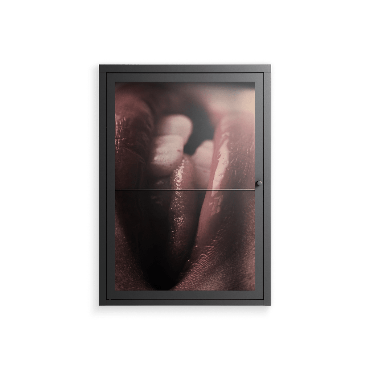 Red 2 - Wall Cabinet - Nadia Ryder - Antracite - Clear glass