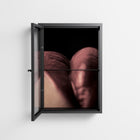 Red 3 - Wall Cabinet - Nadia Ryder - Antracite - Clear glass