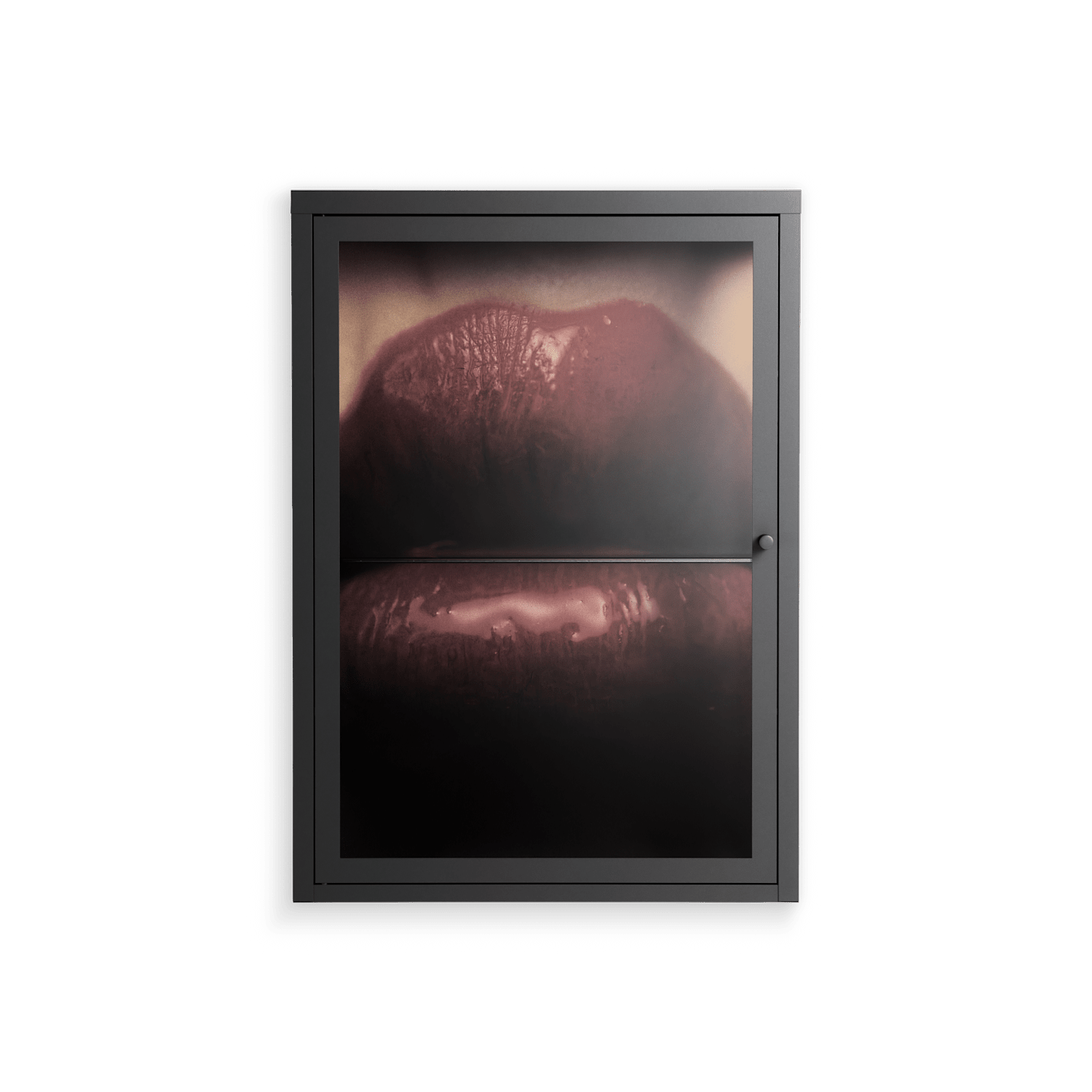 Red - Wall Cabinet - Nadia Ryder - Antracite - Clear glass