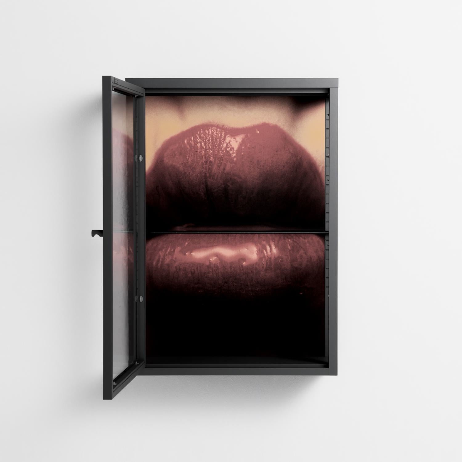 Red - Wall Cabinet - Nadia Ryder - Antracite - Clear glass